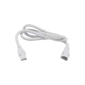 PROLINK 60 in. White Under Cabinet Light Connector Cord 58755