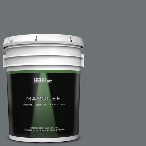 BEHR PREMIUM 5 gal. #MQ5-28 Dawn Gray Semi-Gloss Direct to Metal  Interior/Exterior Paint - Yahoo Shopping