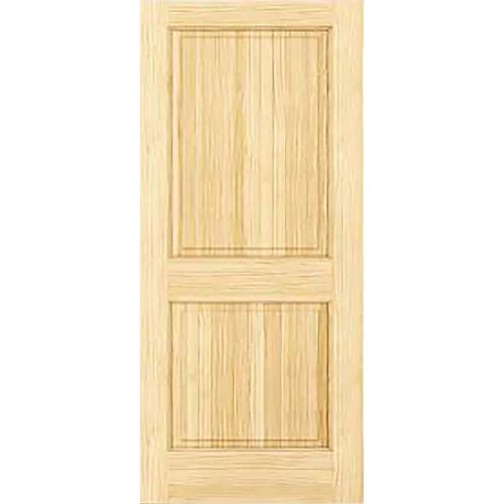 28 in. x 80 in. Unfinished 2-Double Hip Panel Solid Core Wood Interior Door Slab 28 in. x 80 in. Unfinished 2-Double Hip Panel Solid Core Wood Interior Door Slab