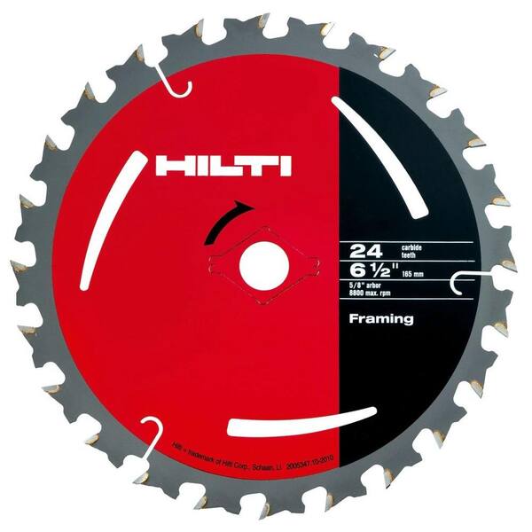 Hilti 6-1/2 in. x T24 Framing Blade (10-Piece)