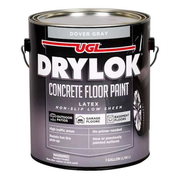 DRYLOK 1 gal. Dover Gray Concrete Floor Paint