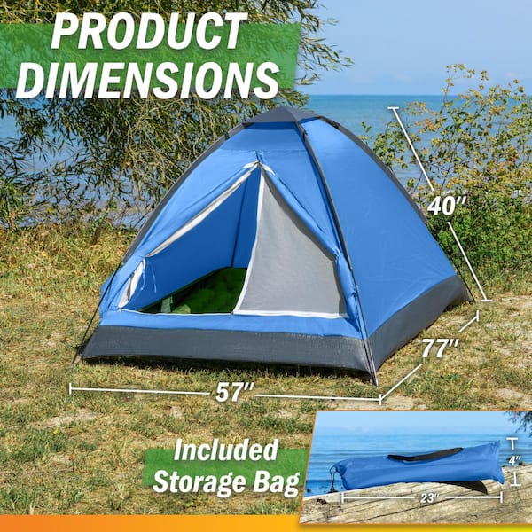 Wakeman 2-Person Tent with Carry Bag 80-170T - The Home Depot