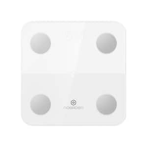 White Smart Scale with Bluetooth Detailed Body Composition Analysis