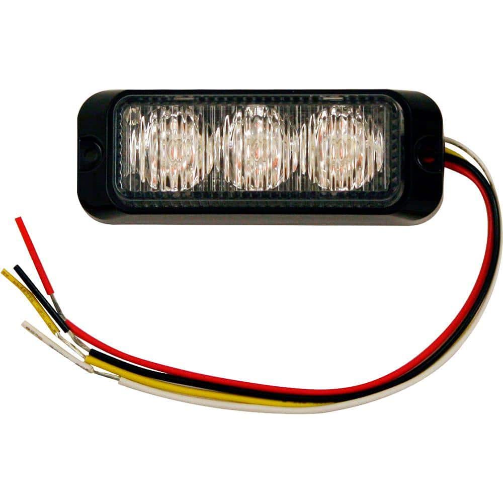 Buyers Products Company 3.875 in. Amber LED Mini Strobe Light 8891120 - The Home  Depot