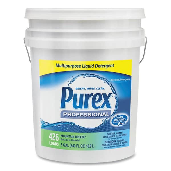 Purex 5 Gal. Mountain Breeze Scent Liquid Laundry Detergent, Pail