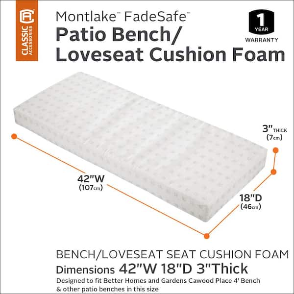 Outdoor seat best sale cushion inserts