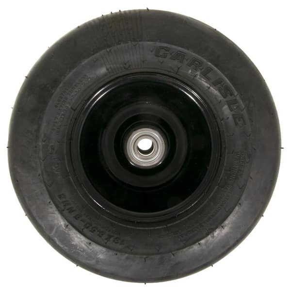 Cub Cadet Original Equipment 13 in. RZT Front Wheel Assembly with Smooth Tread and Black Rim OEM# 634Z07284-0637