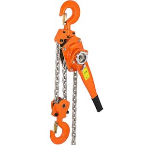 1650 lbs. Chain Hoist 10 ft. Lift Lever Block Chain Hoist 3/4 -on Chain Ratchet Lever Block Chain Hoist with Lift Puller