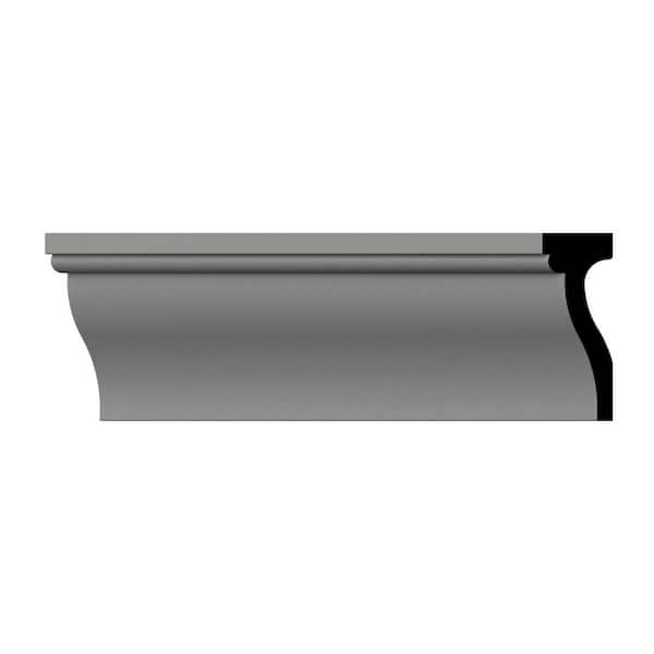 Ekena Millwork 3.125 in. D x 3.125 in. W x 94.5 in. L Primed Polyurethane Panel Moulding