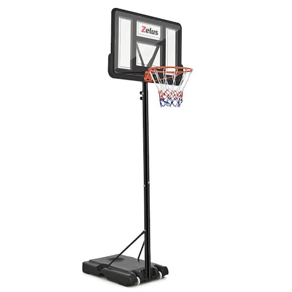 Merra 4.4 ft. to 10 ft. Adjustable Heights Portable Outdoor Portable Basketball Hoop
