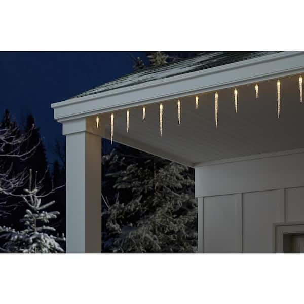 home accents holiday 25 led twinkling icicle lights