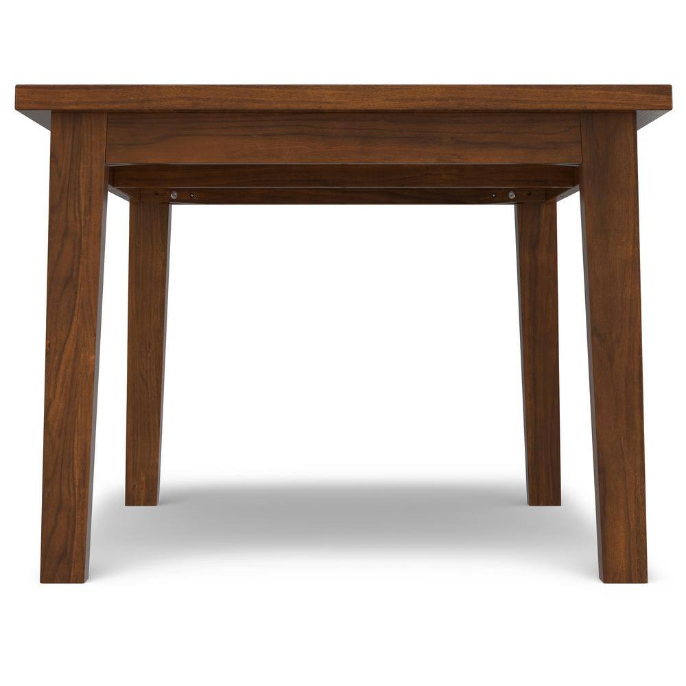 Eastwood 66" Walnut Contemporary Rectangular Dining Table