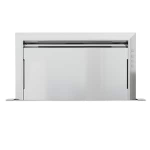 Lift 36 in. Telescopic Convertible Downdraft System with Multiple Blower Options in Stainless Steel