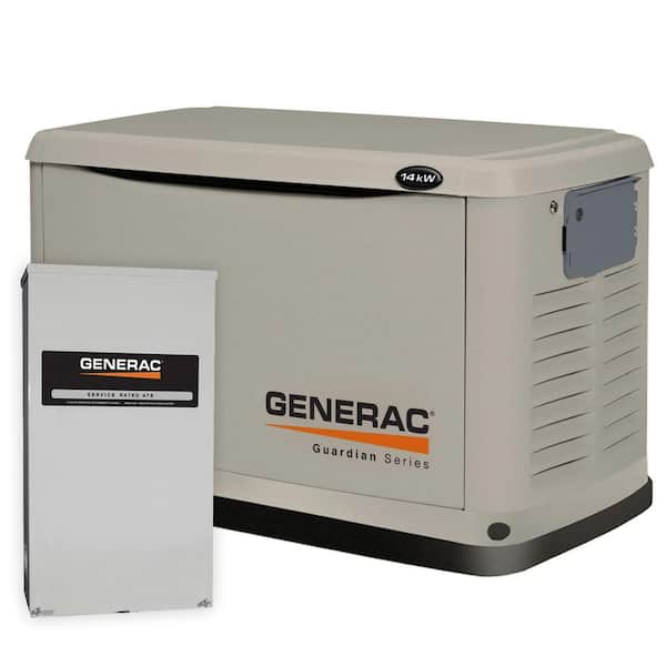 Generac 14,000-Watt Automatic Standby Generator with 200-Amp SE Rated Transfer Switch-DISCONTINUED