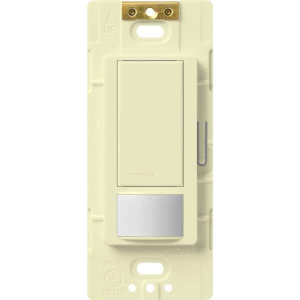Lutron Maestro Motion Sensor switch, 5-Amp, Single-Pole or Multi-Location, Almond