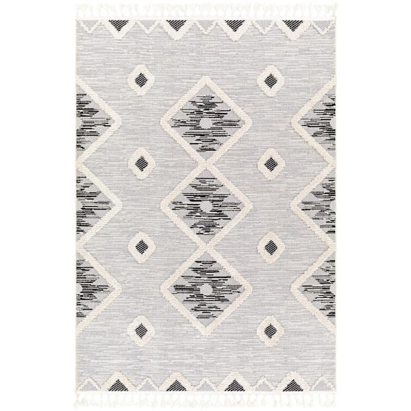 Artistic Weavers Campbell Gray Rustic 5 ft. x 7 ft. Indoor Area Rug
