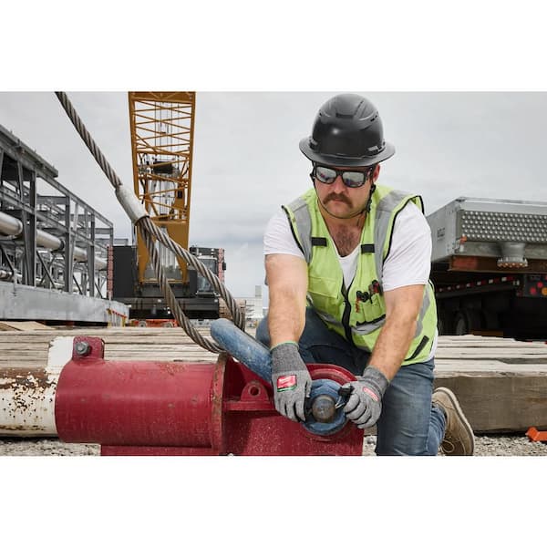 Milwaukee Brown Full Frame Anti-Scratch Safety Glasses with