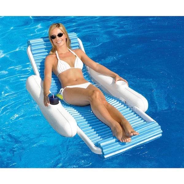 Swimline Swimming Pool Inflatable Lounger Floating Lounge Chair Colors Vary for sale online 