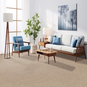 Hainsridge - Gentle Doe Brown 68 oz. Triexta Texture Installed Carpet