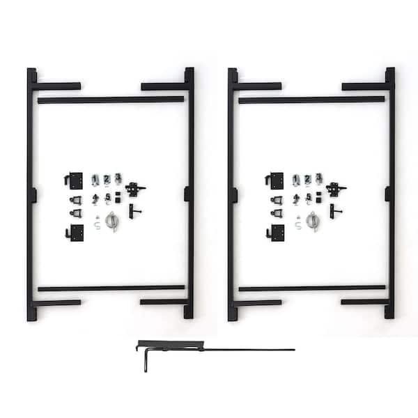 Adjust-a-Gate 72-119 in. W x 60 in. H Steel Gate Frame Kit, Original Double Drive Gate Full Frame Gate Kit