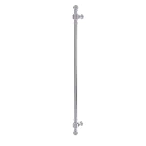 Retro Wave Collection 18 in. Center-to-Center Refrigerator Pull in Polished Chrome
