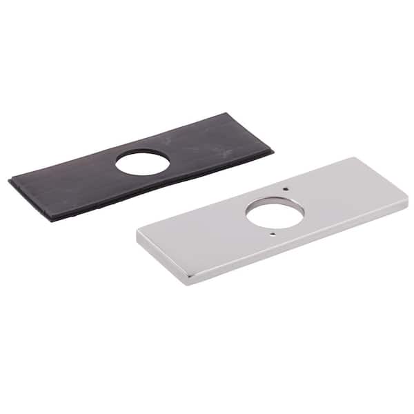 Delta Modern 1.75 in. x 0.38 in. Metal Deck Plate in Chrome