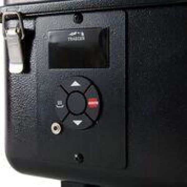 Black Portable Wood Pellet Grill and Smoker with Digital Controller