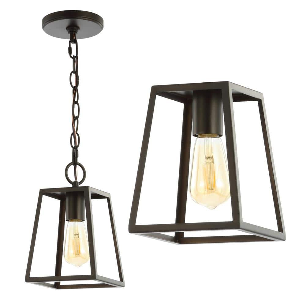 Ira 6.25" Oil Rubbed Bronze LED Pendant Light