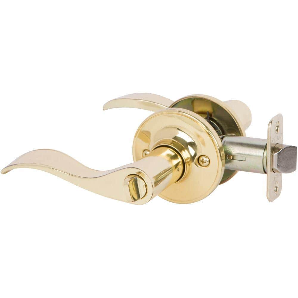 Callan Bennett Bright Brass Bed/Bath Door Handle