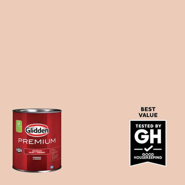 Glidden Premium 1 qt. PPG1069-2 Scotchtone Semi-Gloss Interior Latex Paint