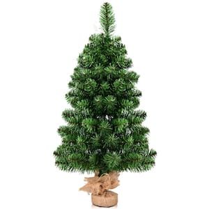 3 ft. Artificial PVC Christmas Tree Small Holiday Season Home Decoration Decor