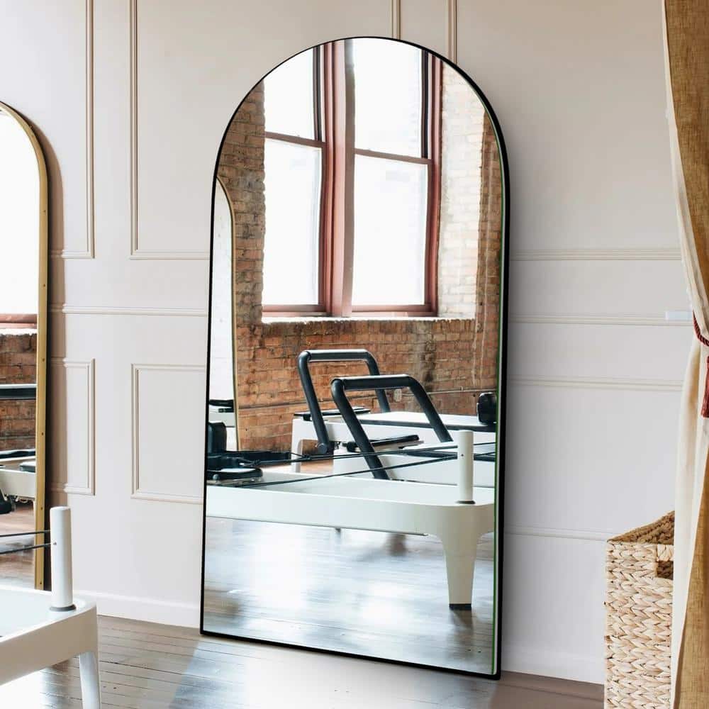 LuxHomez 28 in. W x 71.5 in. H Oversized arched wooden