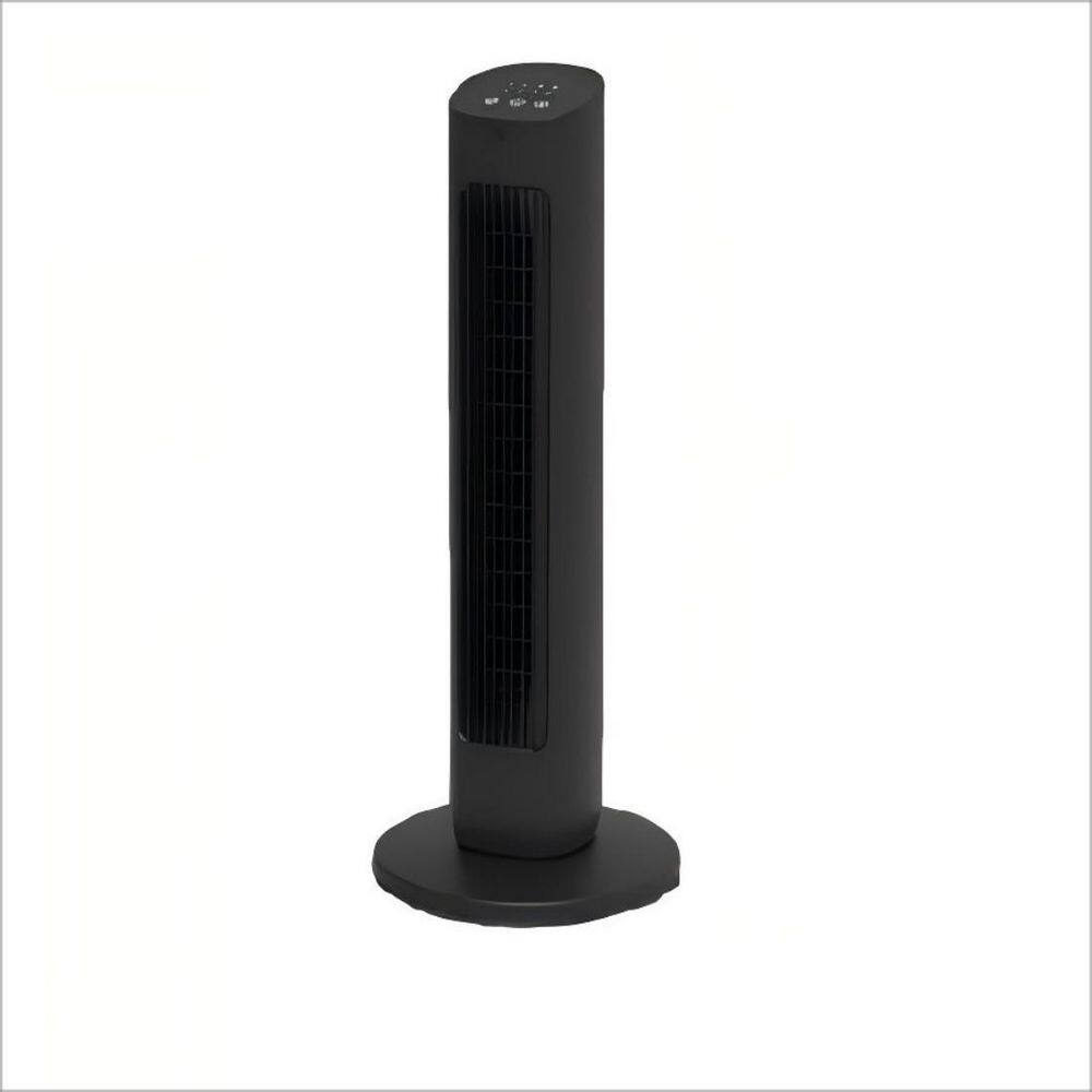 30.71 in. 3-Speed 11.81 in. W Oscillating Tower Fan in Black with Digital Display, Auto Mode, Timer and Remote Control price history on PriceWatchPro