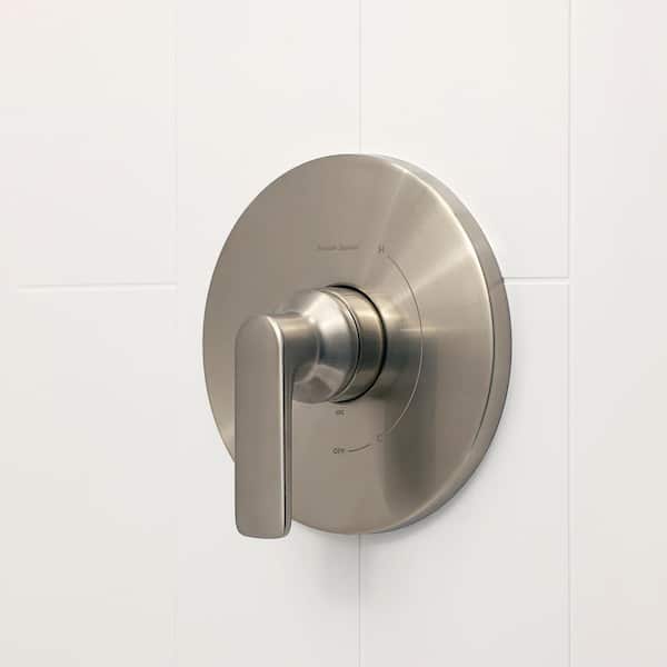 Aspirations Single-Handle Wall Mount Valve Trim in Brushed Nickel (Valve Not Included)