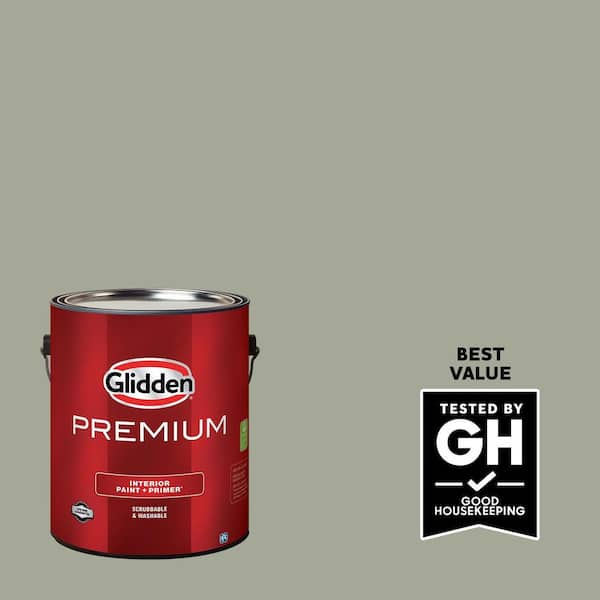 Glidden Premium 1 gal. PPG1031-3 Wandering Willow Flat Interior Latex Paint