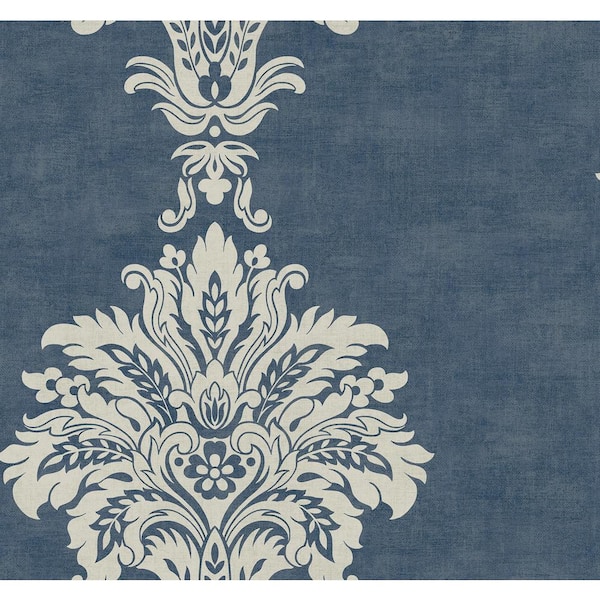 Seabrook Designs Hollywood Damask Paper Strippable Roll (Covers 60.75 sq. ft.)
