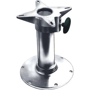 2-7/8 in. Dia. X 30 in. Fixed Height Smooth Stanchion Seat Base in Anodized Finish