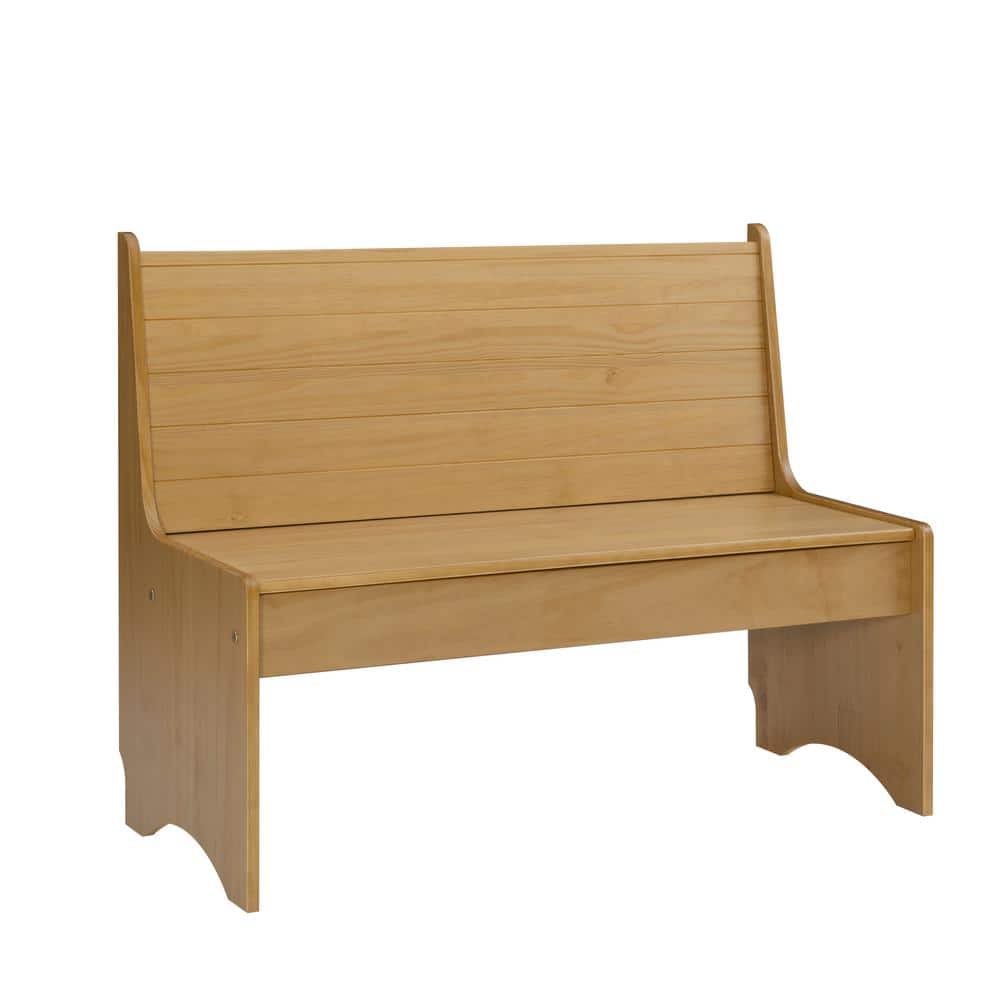 Reviews for Linon Home Decor Faye Honey Large Back Rest Bench Pg 1