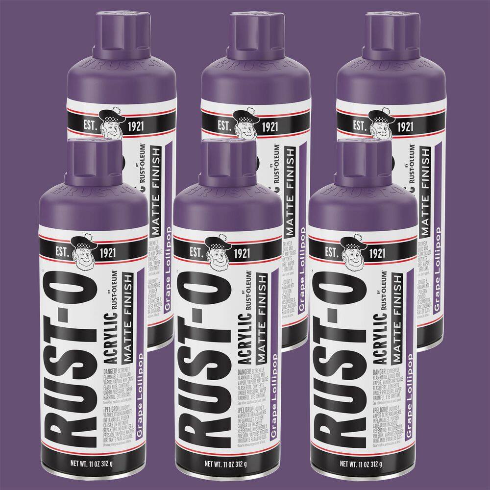 11 oz.  Matte Grape Lollipop Spray Paint (Case of 6) price history on PriceWatchPro