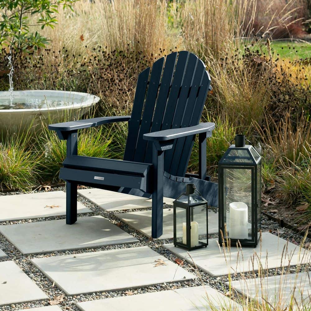 Highwood Hamilton Federal Blue Folding and Reclining Plastic