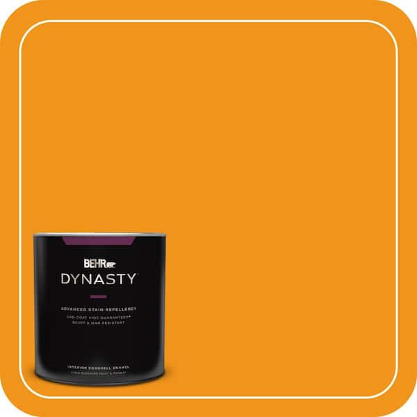 1 qt. #290B-7 Yam Eggshell Enamel Interior Stain-Blocking Paint and Primer