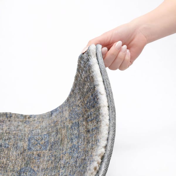 Dream Shag Premium Machine Washable Abstract ADS637 Khaki 2 ft. x 3 ft. Accent Rug