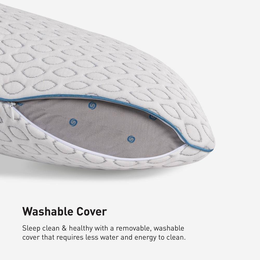 Standard White Memory Foam Cooling Performance Pillow