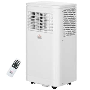 11.75 in. 8,000 BTU Portable Air Conditioner Evaporative Cooler Floor Fan in White