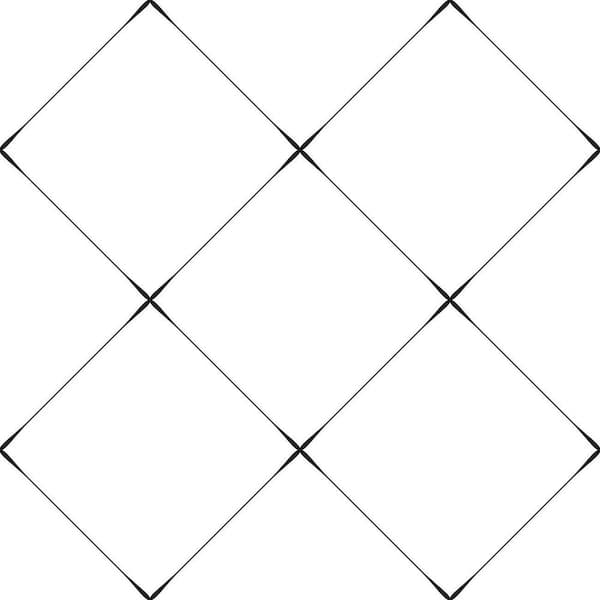 RoomMates 28.29 sq. ft. Diamond Tile Geo Peel and Stick Wallpaper