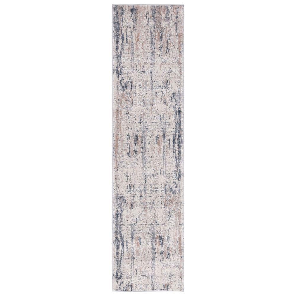 Vogue 2 ft. x 8 ft. Dark Gray/Gray Marble High-Low Runner Rug price history on PriceWatchPro