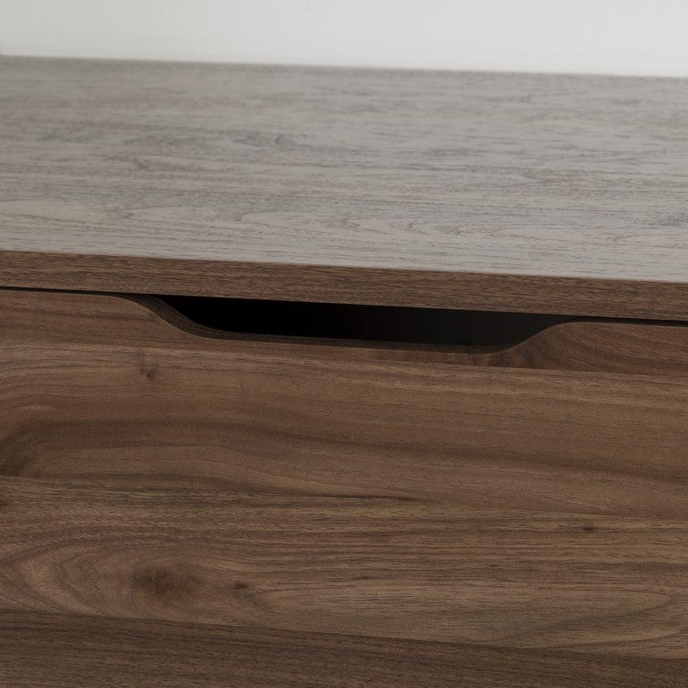 Holland 6-Drawer Double Dresser in Natural Walnut with Soft Close