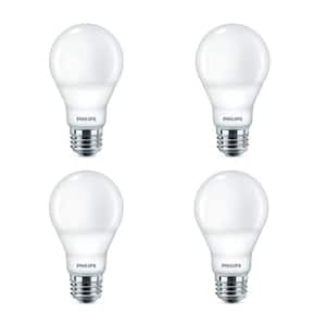 40-Watt Equivalent A19 Dimmable with Warm Glow Dimming Effect Energy Saving LED Light Bulb Soft White (2700K) (4-Pack)