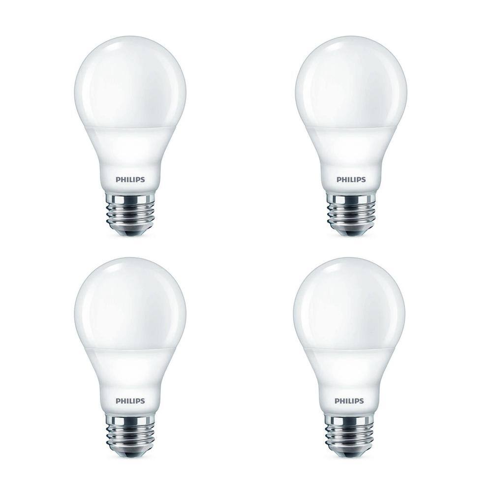 frill Leonardoda Erhverv Reviews for Philips 40-Watt Equivalent Soft White A19 Dimmable Energy  Saving LED Light Bulb with Warm Glow Dimming Effect (4-Pack) | Pg 1 - The  Home Depot