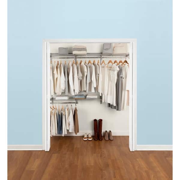 Rubbermaid 36 in. D x 72 in. W x 2 in. H Configurations Custom Metal Closet System 3 - 6 ft. Deluxe Kit